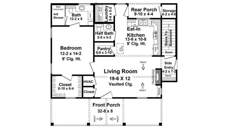 floorplan - 8855 with stair